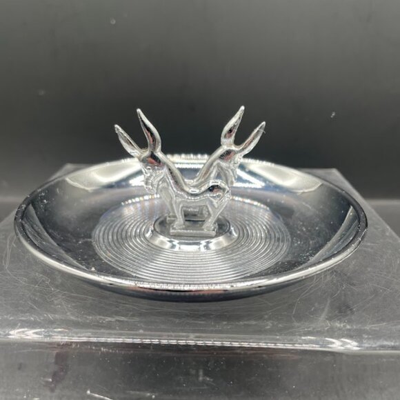 1950s Hamilton Products Donkeys Burros Pincherette Ashtray Chrome Plated - Picture 5 of 9